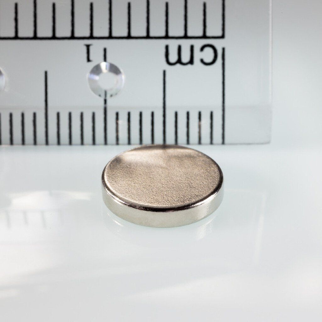 Neodymium magnet cylinder diameter 10x2 mm for home and school experiments