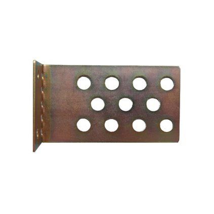 Right-angle anchoring plate for installing magnets beneath tiles