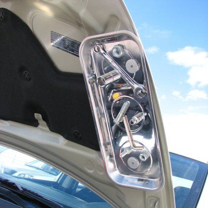 Large magnetic tray 356 × 159 mm for screws, nuts and small tools