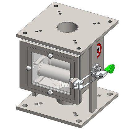 Compact MSV DN 50 telescopic magnetic separator with three rods