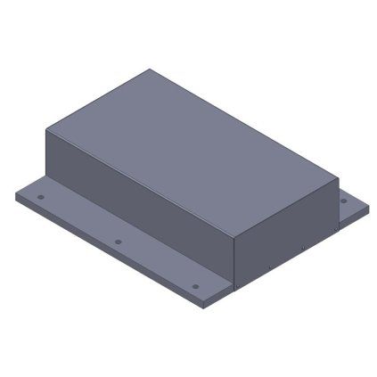 Magnetic plate MD 854 × 474 × 210 mm for installation above a conveyor belt