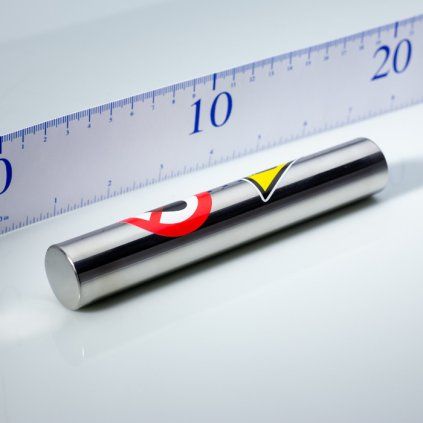 Fixed neodymium separation rod 25 mm in diameter and 150 mm long