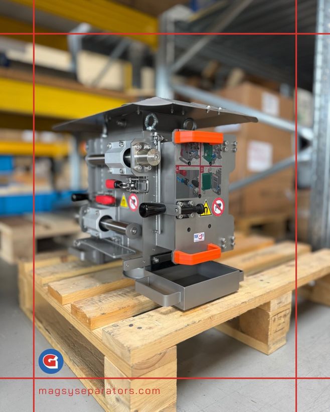 Another one of our plate magnetic separators is out in the world! The first unit of the planned five is completed and...